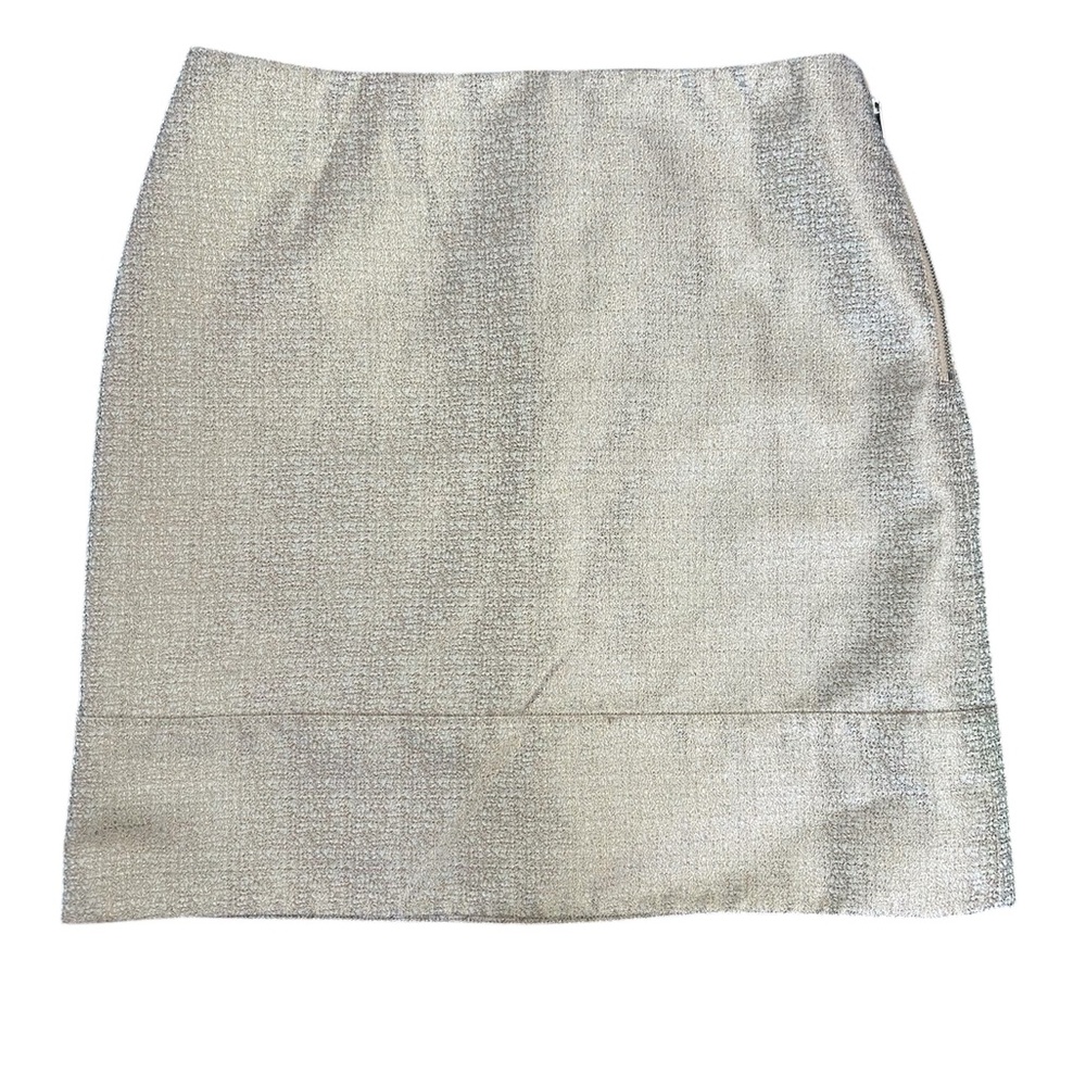 Ann Taylor Metallic Gold Skirt